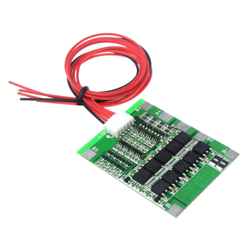 BMS 4S 30A 14 8 V lto 18650 Защитная схема для литий ионной литиевой батареи балансировочная