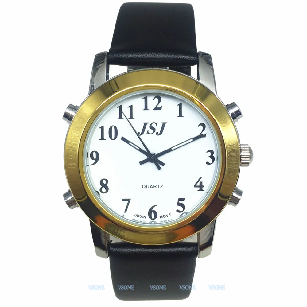 Наручные часы говорящие на русском языке с будильником для слепых и