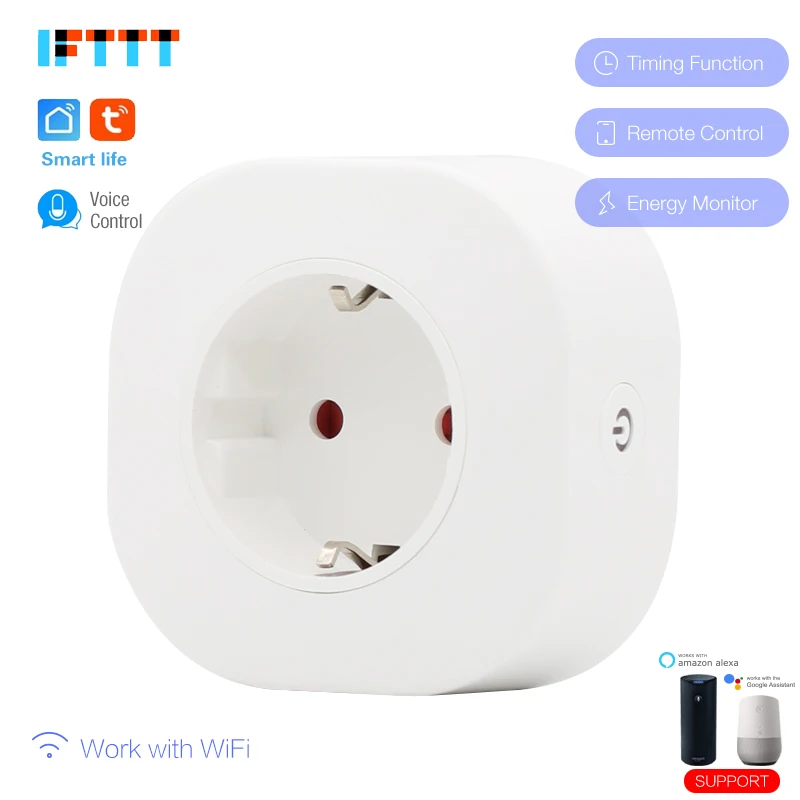 200 шт. 16A wifi смарт ЕС Корея Россия Европа розетка с монитором мощности умный выбор