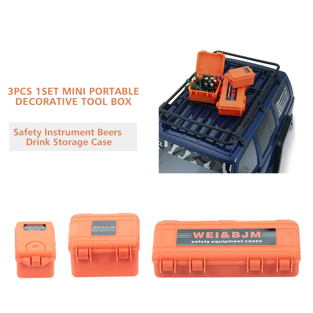 3 шт. RC автомобильный защитный ящик для оборудования приспособление украшения