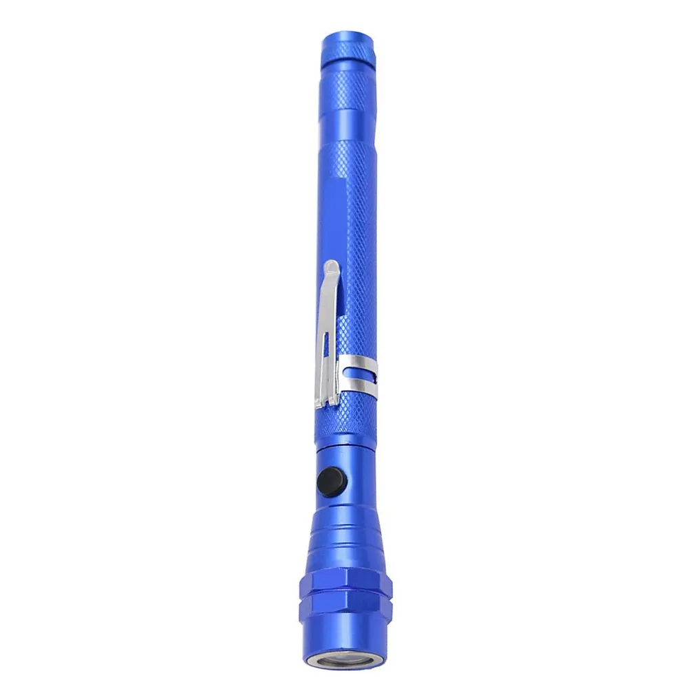 Portable Size 3Led Telescopic Flexible Torch Magnetic Light Pick Up Tool Lamp Pickup Flashlight With Clip Magnet | Лампы и освещение