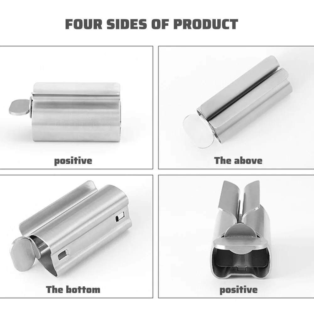 Набор аксессуаров для ванной комнаты выжималка зубной пасты держатель тюбика