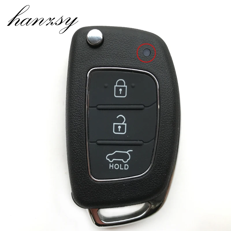 

3 Buttons Flip Folding Key shell Fob For KIA HYUNDAI i10 i30 i35 i40 IX45 Replacement Car Remote Key Case Cover Uncut Blade
