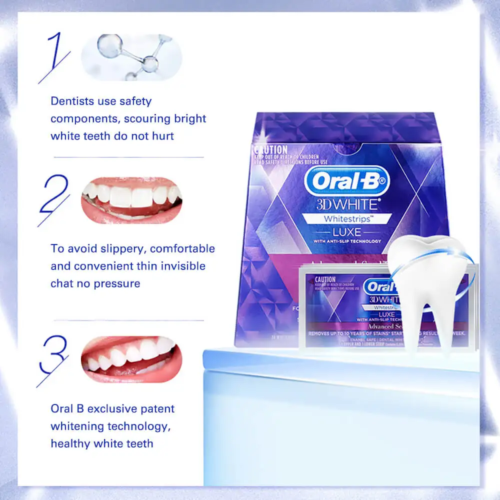 VIP Drop Oral B 3D Whitestrips профессиональный набор для отбеливания зубов оригинальные