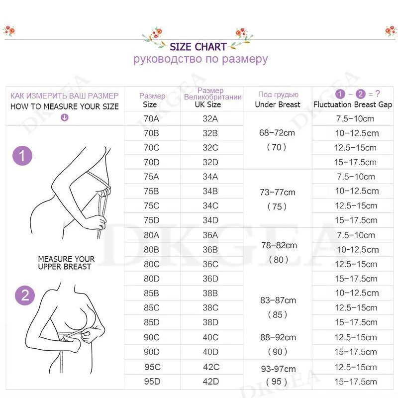 

E lovegirl Sexy Lingerie 3/4 Cup Bralette Lace Bra Size 36 38 C Push Up Underwear Wireless Bras For Women Multi-color Underwear