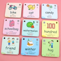 new 300pcs 600 words 20 categories chinese english flash cards for kids toddler learning toys word cards early educational toys