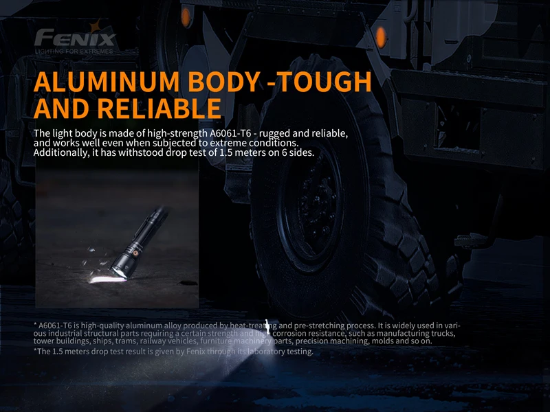 Трехцветный светильник Fenix TK26R 1500 люменов, тактический силовой светильник-вспышка с литий-ионным аккумулятором 3500 мАч