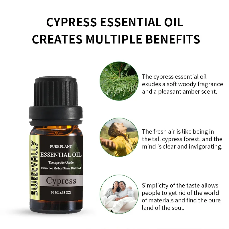 Эфирные масла Sweetvally Cypress для ароматерапии эфирные органическое масло снятия