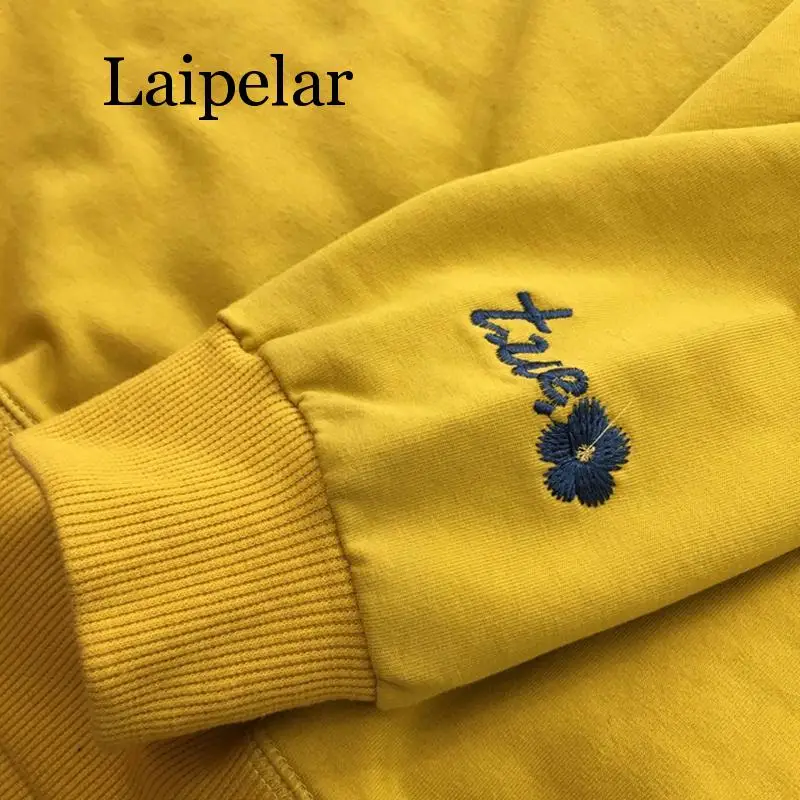 Laipelar Autumn Winter Tracksuit Long Sleeve Embroidery Cotton Sweatshirts 2019 Women 2 Piece Set Tops+Pants Sporting Suit Femal |