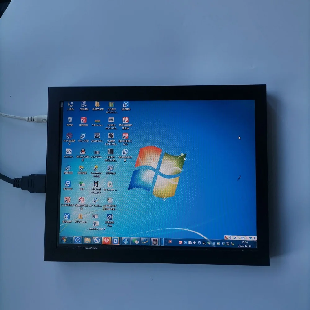 1024x768 9.7inch lp097x02 Portable Monitor High Definition Display VGA HDMI-compatible Camera Respberry PiIPS LED Screen