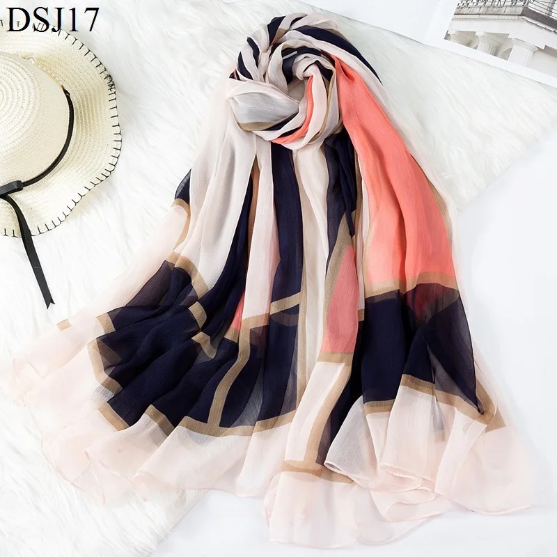 Новые женские шарфы большого размера клетчатый шарф шаль геометрические