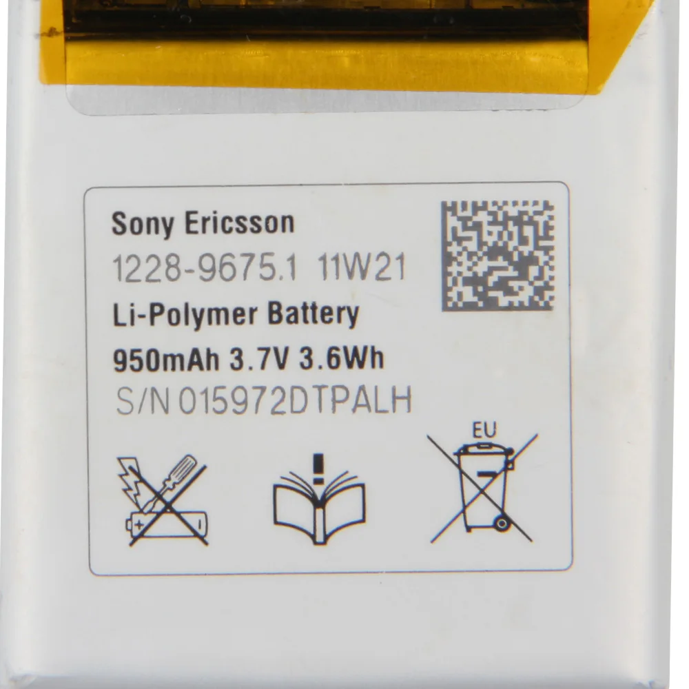 Оригинальный аккумулятор SONY E10i X10 mini X10MINI 950 мА · ч оригинальный сменный для
