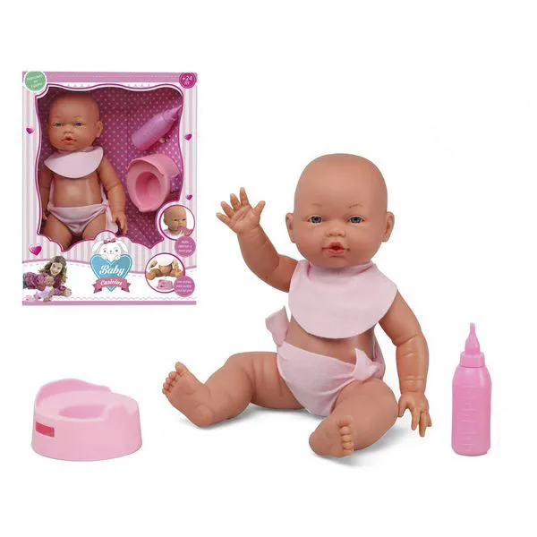 Розовый пупс. Розовый пупсик. Младенец в розовом с игрушкой. Маленькая кукла младенца розовая. Пупс с розовым бантом.