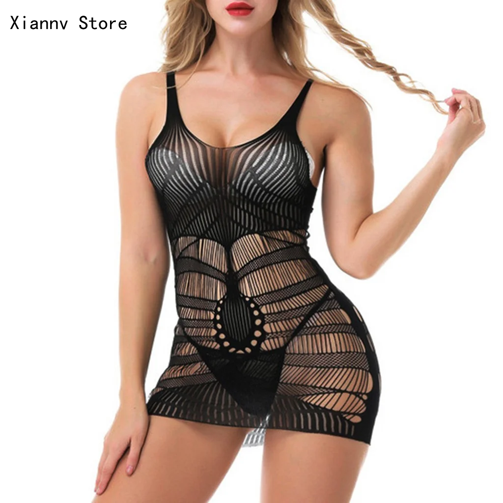 2020 сексуальное ажурное для женщин Babydoll женское белье Пижамный комбинезон