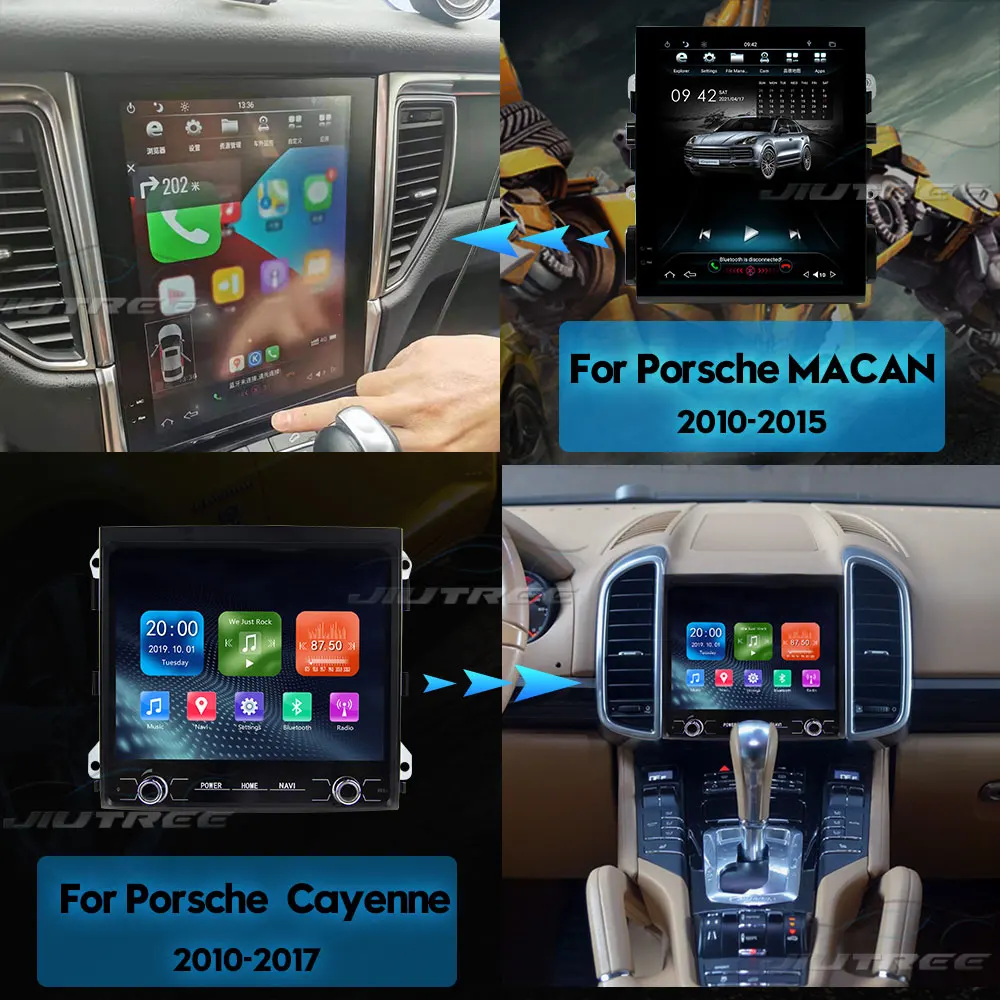 Автомагнитола 10 4 дюйма в стиле Tesla для Porsche cayera Boxster panaman мультимедийный навигатор