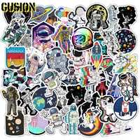 103050pcspack outer space astronaut stickers waterproof pvc skateboard laptop guitar luggage diy cool graffiti sticker toys