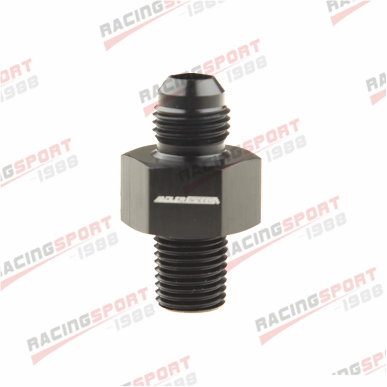 

ADLERSPEED 6AN AN-6 Male To 1/4" NPT With 1/8" NPT Gauge Port Adapter Black