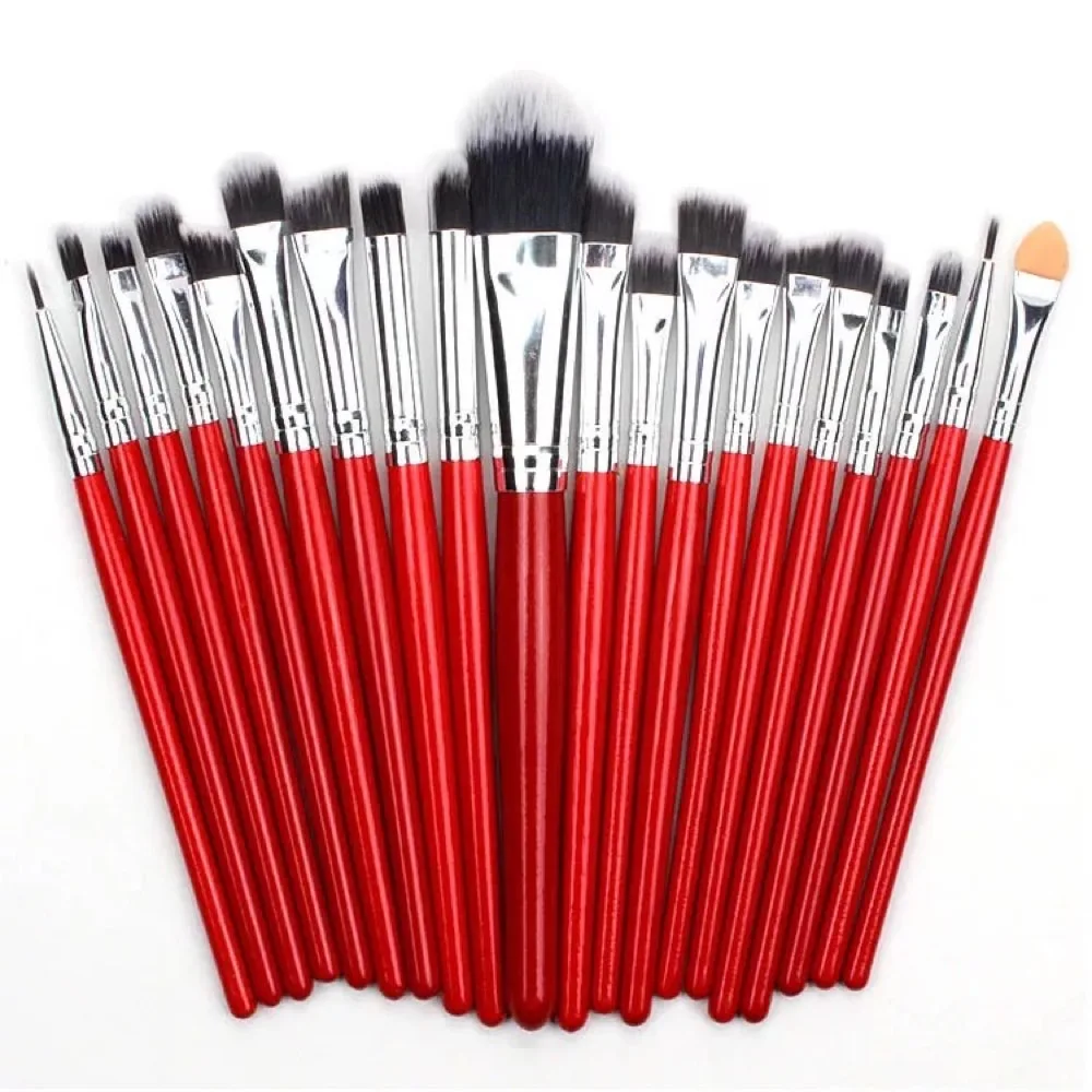 Makeup Tools Set of 20 Brushes Foundation Loose Powder Blush Eye Beginner | Красота и здоровье