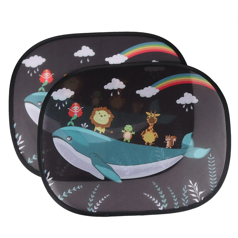 

2pcs Visor Kids Shade Car Sunlight Shade Roof Window Sunlight Protective Car Shield For Kid Baby Pet Windscreen Car Window Shade