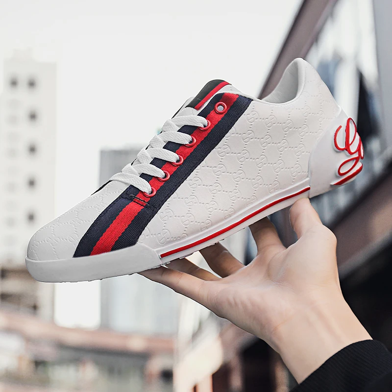 

Men's Fashion PU Leather Casual Lace-up Flat Heel Retro Shoes Low Heel Mujer Sapato Feminino Hot Selling All-match Shoes HC904