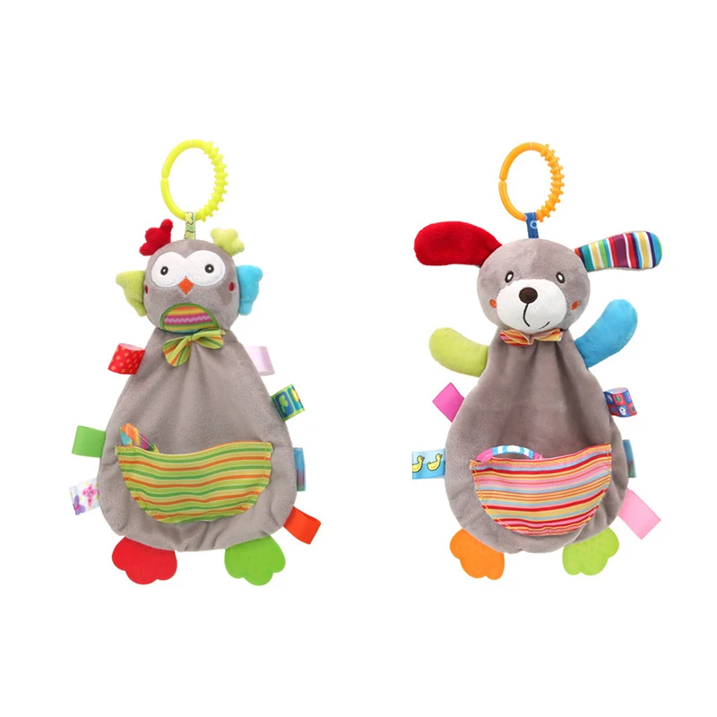 

Appease Baby Sleep Toy Baby Towel Infant Cute baby Soothe Appease towel Cartoon Animal Doll Plush Comforting Toy