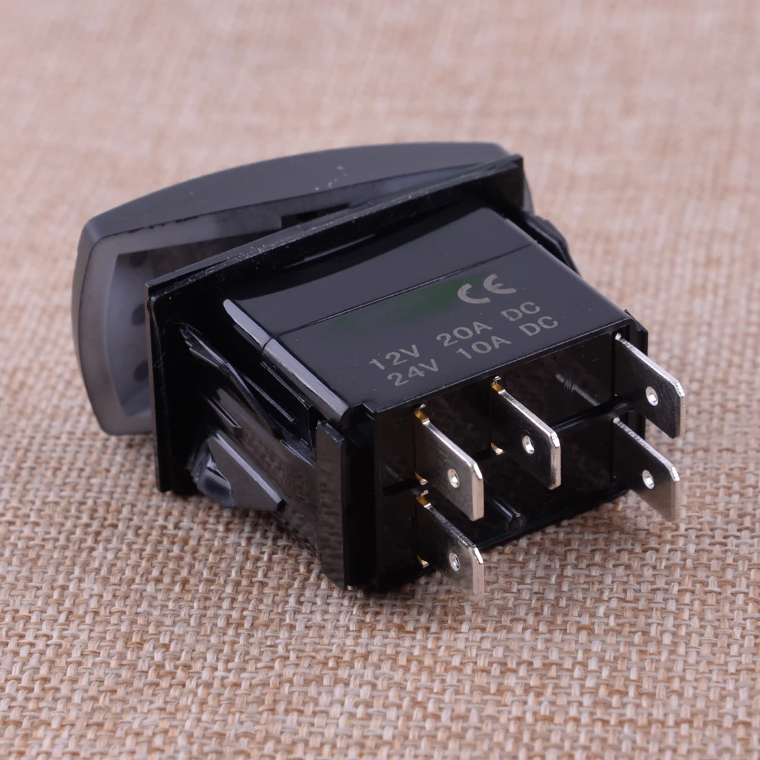 

CITALL 5 Pin Blue Laser ROCK LIGHTS Rocker Toggle SPST Switch Fit For 12V/24V Car RVs Boats Motorcycle