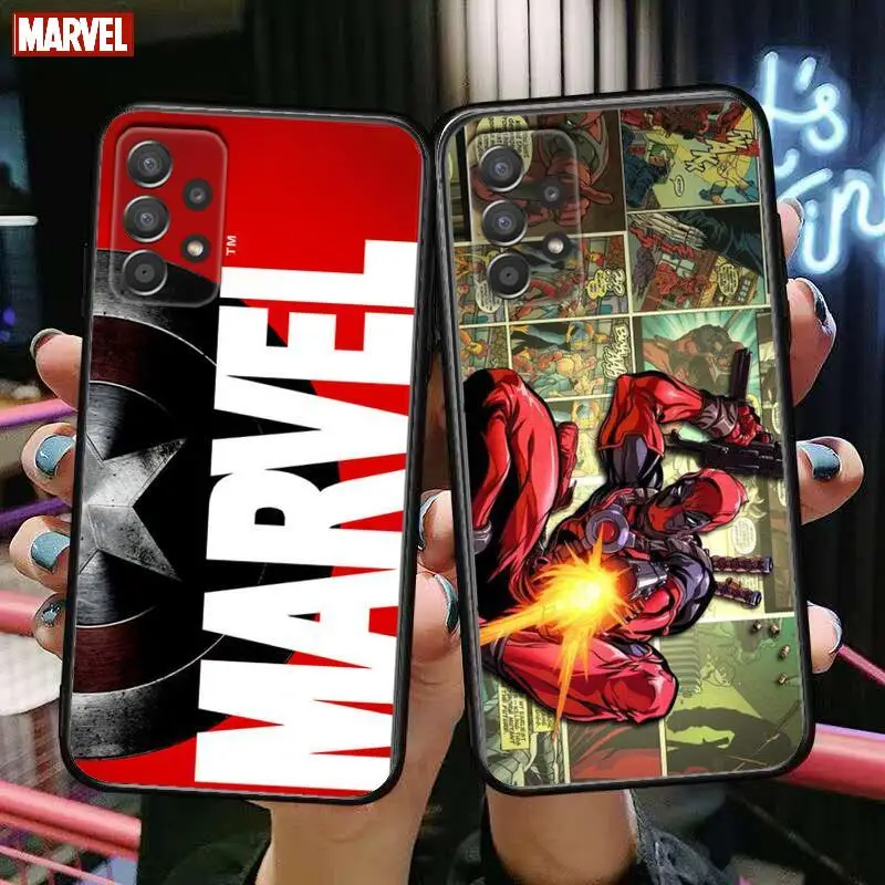 

Marvel Comics hero Phone Case Hull For Samsung Galaxy A70 A50 A51 A71 A52 A40 A30 A31 A90 A20E 5G a20s Black Shell Art Cell Cove