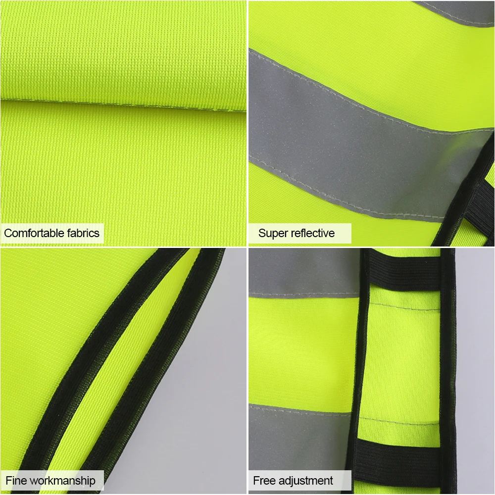 Светоотражающий жилет одежда для безопасности Рабочая защитный ежедневного