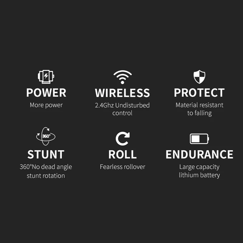 

Red 2.4G Remote Control Rotating Stunt Car Children's Remote Control Car 360-degree Flip Off-road Car Children's Gift Toy