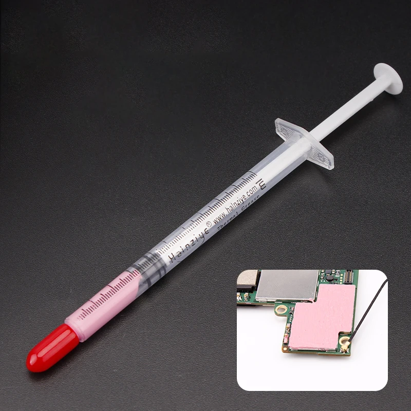 3g/20g розовый Термальность Силиконовая Смазка Шприц пасты для Процессор кулер