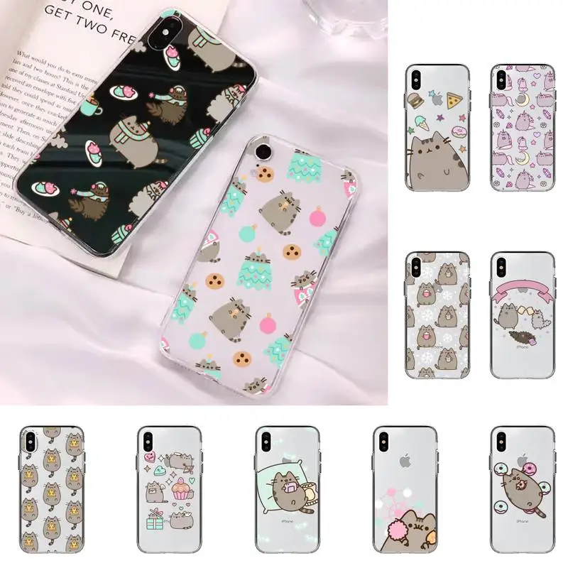 

Cute cartoon cat Phone Case for iphone 13 11 12 pro XS MAX 8 7 6 6S Plus X 5S SE 2020 XR case