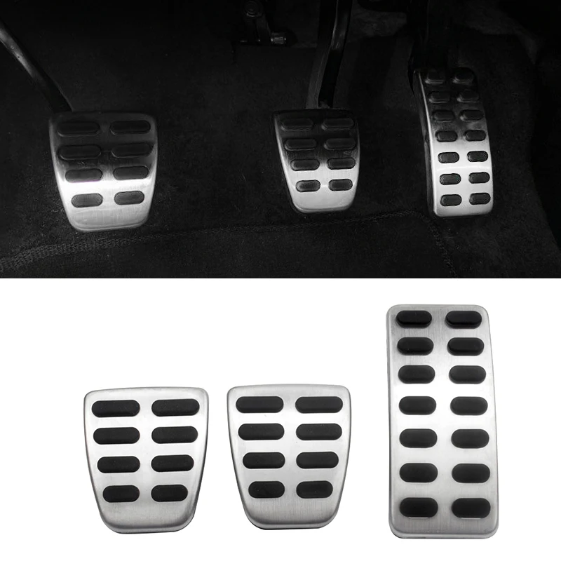 

Car Accessories Fuel Brake Footrest Pedals Pad Covers For Hyundai Accent i25 Solaris Verna RB 2011 2012 2013 2014 2015 2016 2017