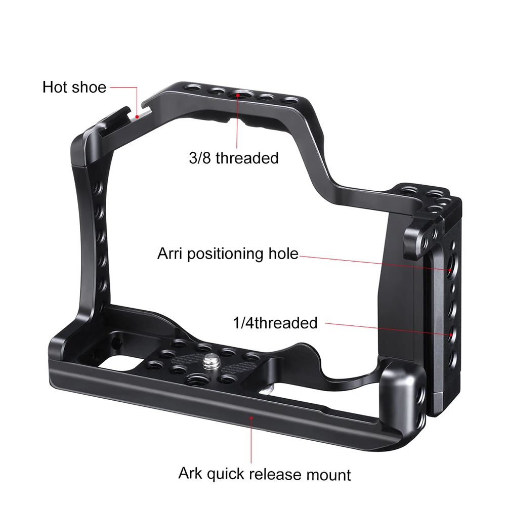 UURig Vlog Camera Cage Protective Case for Canon EOS M50 M5 DSLR Accessories Frame Shell For Quick Release Rig | Электроника