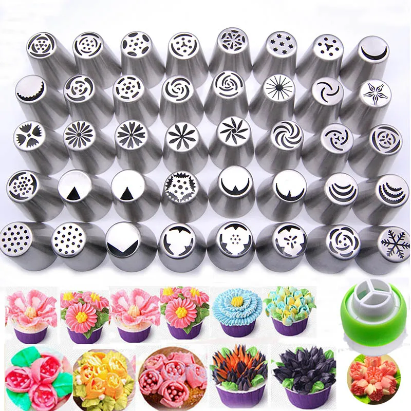 Кондитерские насадки по номерам и названиям и рисунок