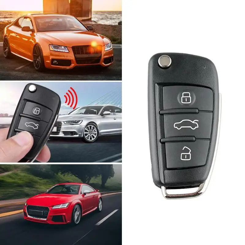 Корпус автомобильного ключа дистанционного управления 3 кнопки откидной