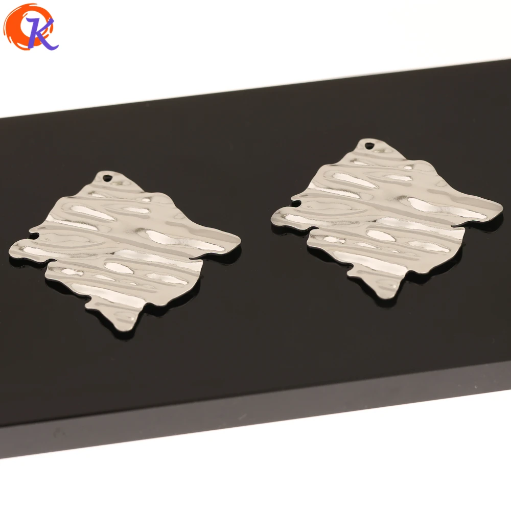 

Cordial Design 50Pcs 41*42MM Jewelry Accessories/Earrings Making/Rhodium/Wave Shape/DIY Making/Hand Made/Earring Findings