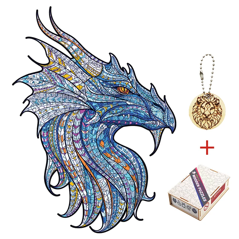 

3D Jigsaw Wooden Jigsaw Colorful Puzzle Children Wooden DIY Crafts Animal Modeling Decompression Toys Classic Toys Wooden Puzzle