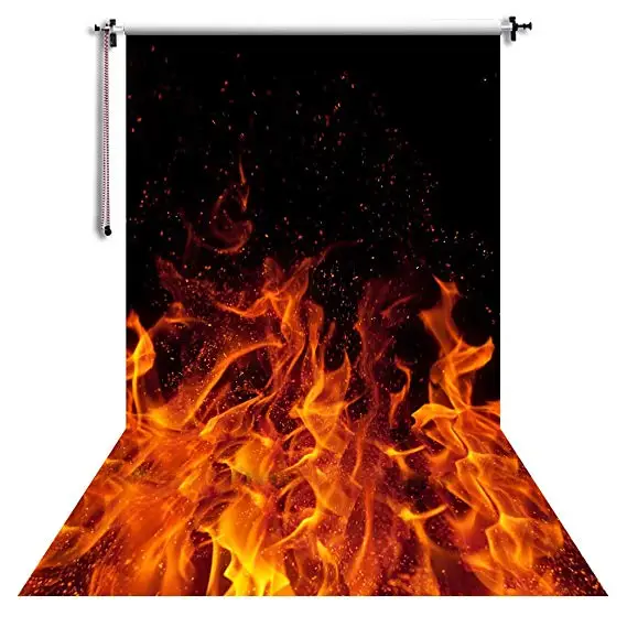 Фон для фотосъемки HUAYI винтажный огненный фон с абстрактной текстурой студийные