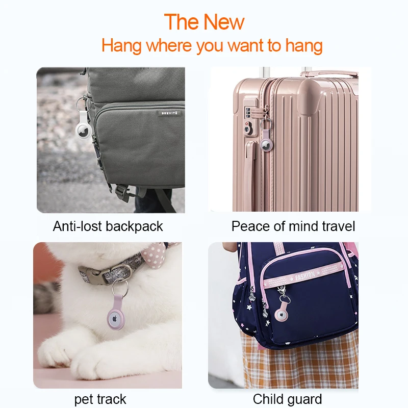 Жидкий силиконовый защитный чехол для Apple airтеги iPhone телефон локатор трекер