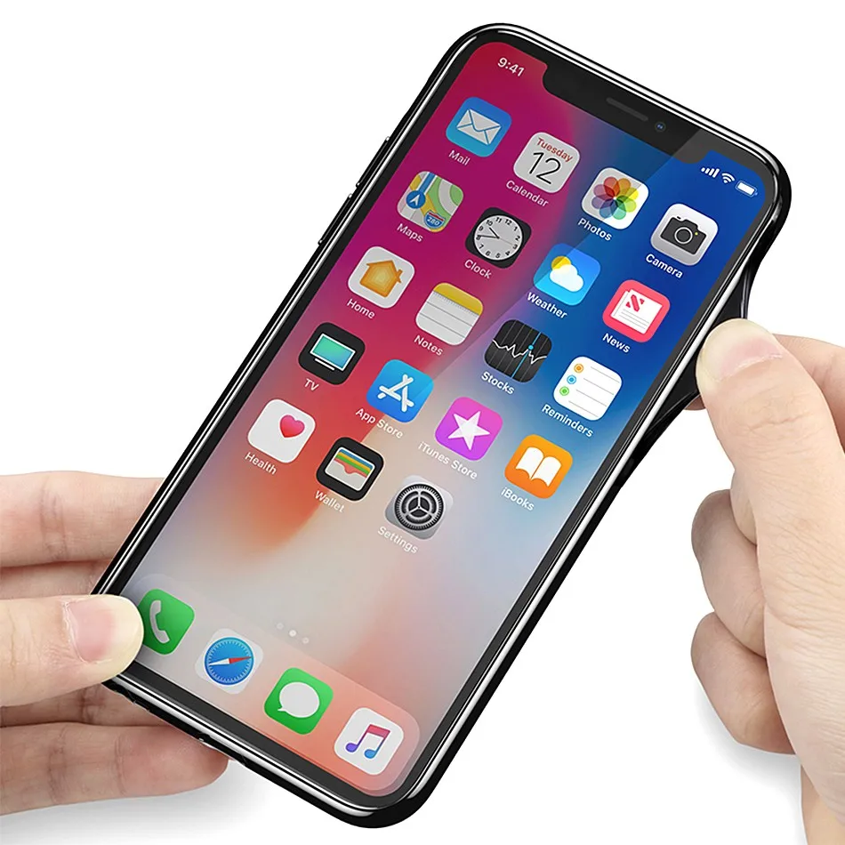 Роскошный чехол из закаленного стекла Eletroplate для IPhone X Xs Max XR 8 7 6 6s Plus милый