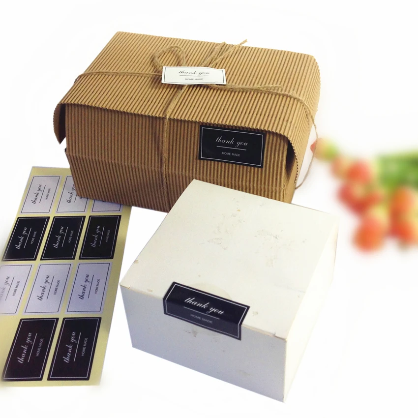 100 шт./упак. черно белые прямоугольные винтажные герметичные наклейки сделай сам