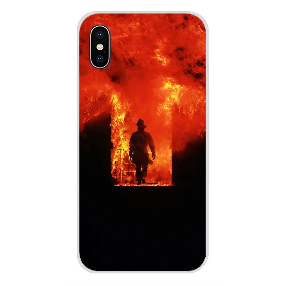 Для Apple iPhone X XR XS 11Pro MAX 4S 5C SE 6S 7 8 Plus ipod touch 5 6 Аксессуары для героев пожарных чехлы