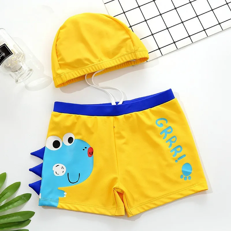 

2020 Hot Sale Kid's Breifs Summer Children's Blue Yellow Surfing Swimming Trunks Boy's Beach-wear Baby's Split Swimsuit Shorts