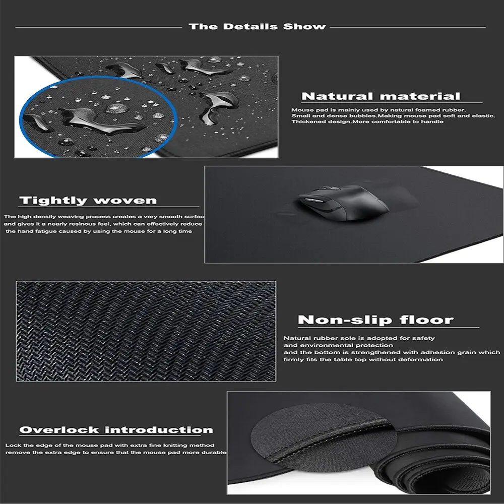 

GuJiaDuo Gaming Gun Large Mouse Pad XXL Computer Notebook Gamer Keyboard Carpet Mat Gaming Accessories Mouse Mat Gaming Desk