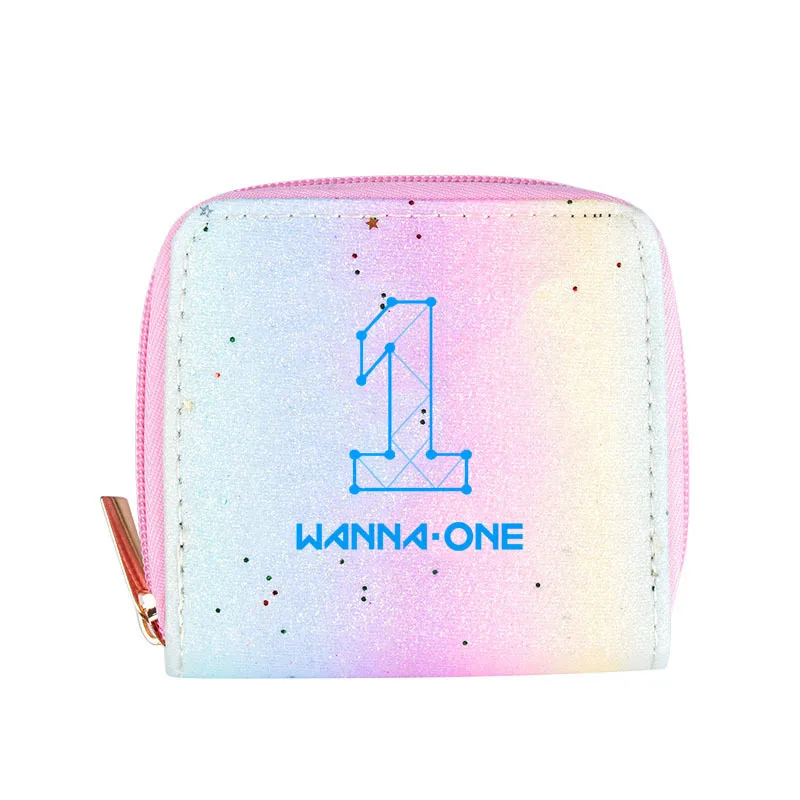 Wanna One Twice Got7 EXO Creative Gradient Coin Purse Card Bag Fancy keep Spinning Top MOMO XIUMIN SUHO BAEKHYUN | Багаж и сумки