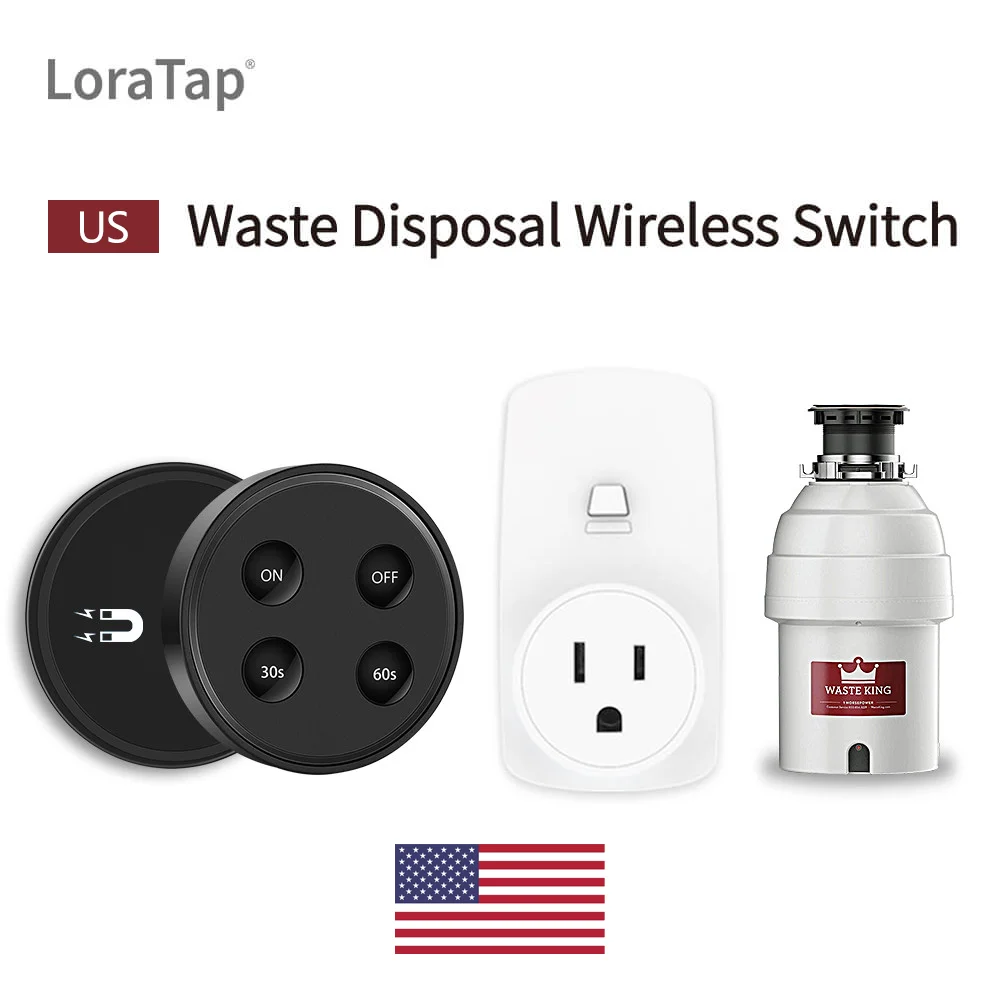 Кухонные Измельчители пищевых отходов мусорных беспроводной переключатель с