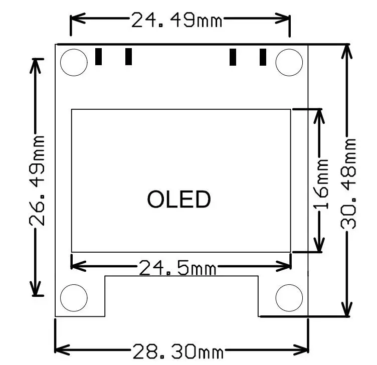 Medidor com Case, Handheld, Miniatura, Ultrafino, Módulo de Modo 8, 0,96 