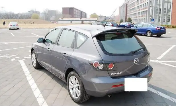 Спойлер для Mazda 3 высококачественный спойлер из АБС-материала заднего крыла