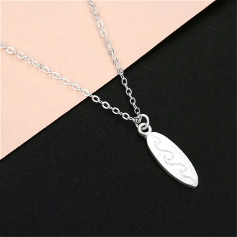 Женское Ожерелье для серфинга изысканное ожерелье с серфером I love | Украшения и