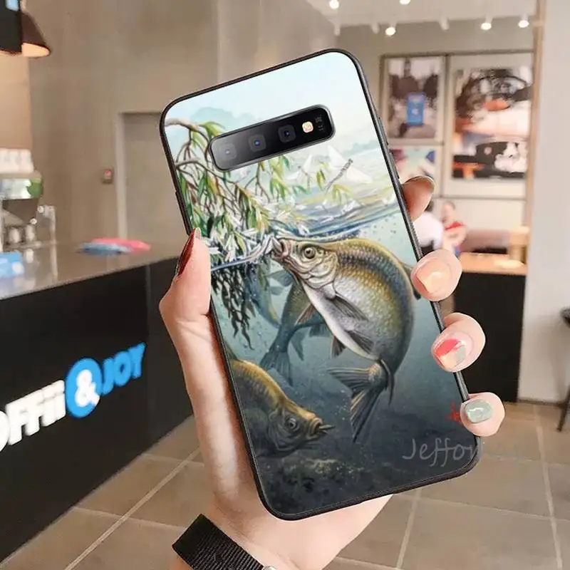 

Carp Fishing Phone Case For Samsung S6 S7 edge S8 S9 S10 e plus A10 A50 A70 note8 J7 2017